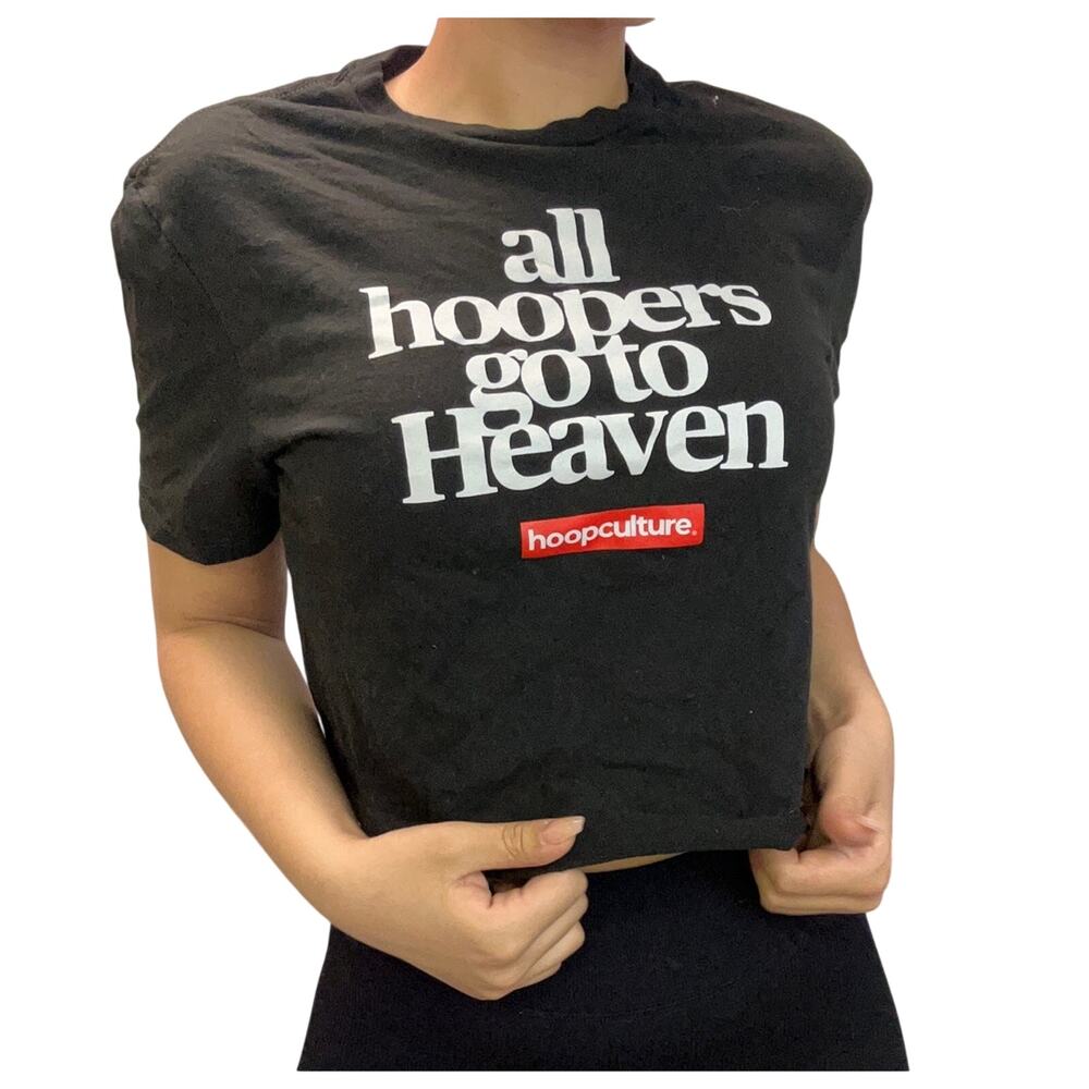 Crop top all Hoopers go to heaven basketball hoop culture size S